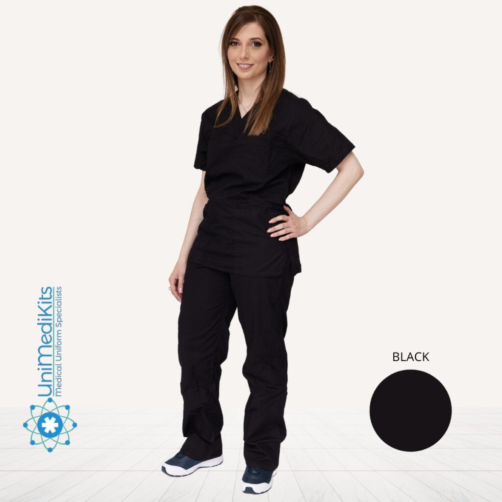 UniMediKits - Σετ Ιατρική/Νοσηλευτική Στολή (Black)