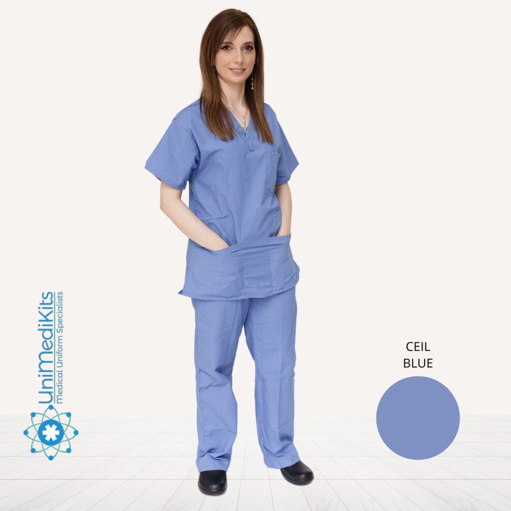 UniMediKits - Σετ Ιατρική/Νοσηλευτική Στολή (Ceil Blue)