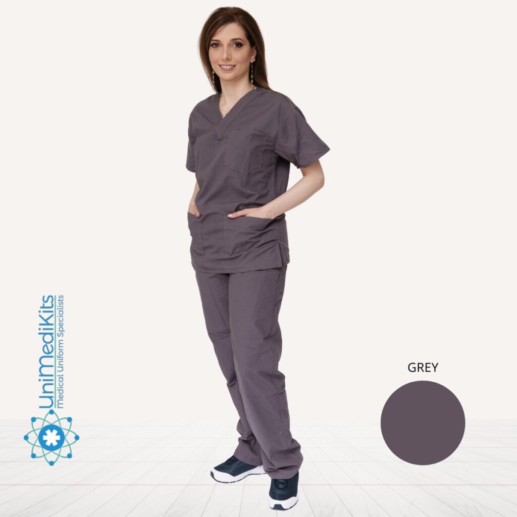 UniMediKits - Σετ Ιατρική/Νοσηλευτική Στολή (Grey)