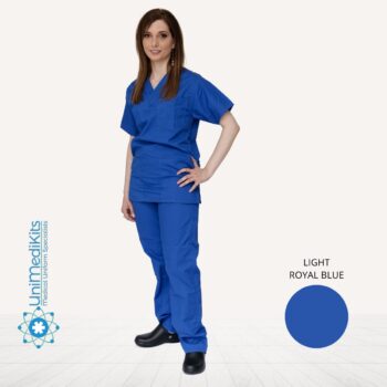 UniMediKits - Σετ Ιατρική/Νοσηλευτική Στολή (Light Royal Blue)