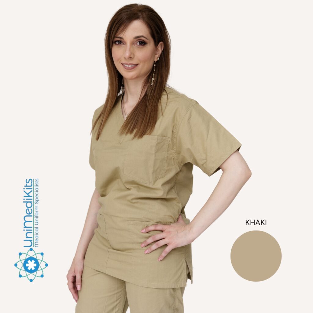 UniMediKits - Μπλούζα Ιατρική/Νοσηλευτική (Khaki)