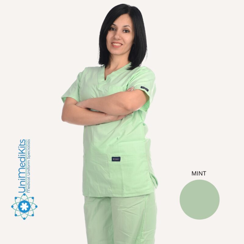 UniMediKits - Μπλούζα Ιατρική/Νοσηλευτική (Mint)