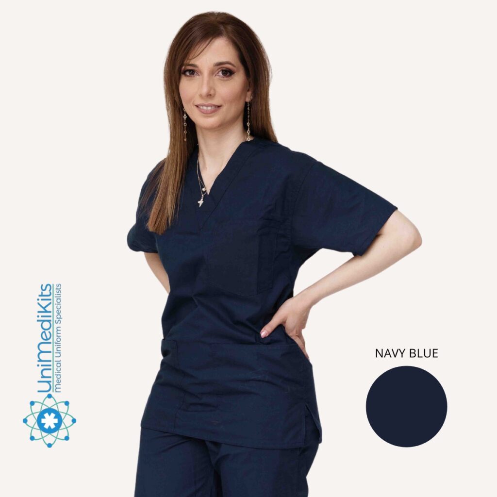 UniMediKits - Μπλούζα Ιατρική/Νοσηλευτική (Navy Blue)