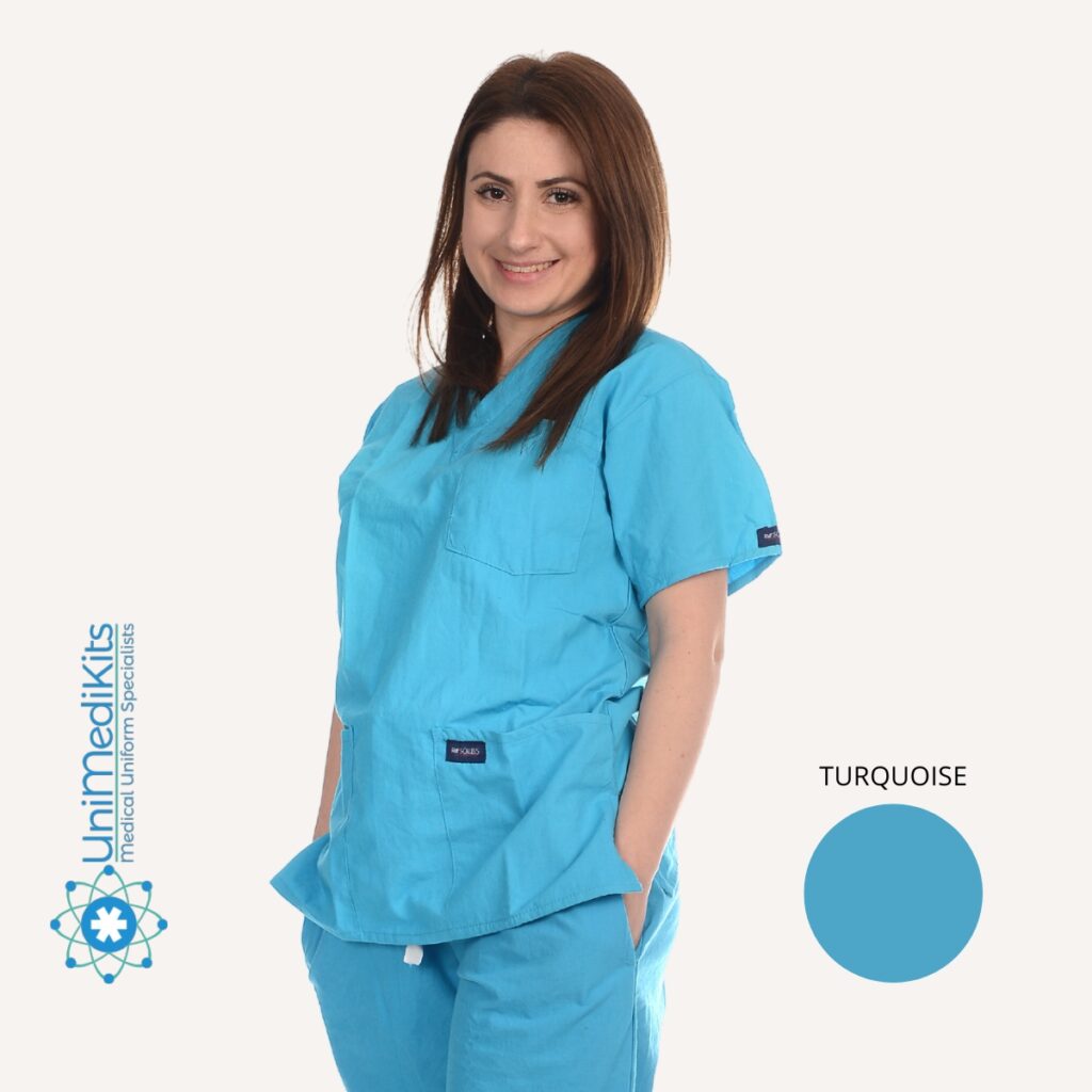 UniMediKits - Μπλούζα Ιατρική/Νοσηλευτική (Turquoise)